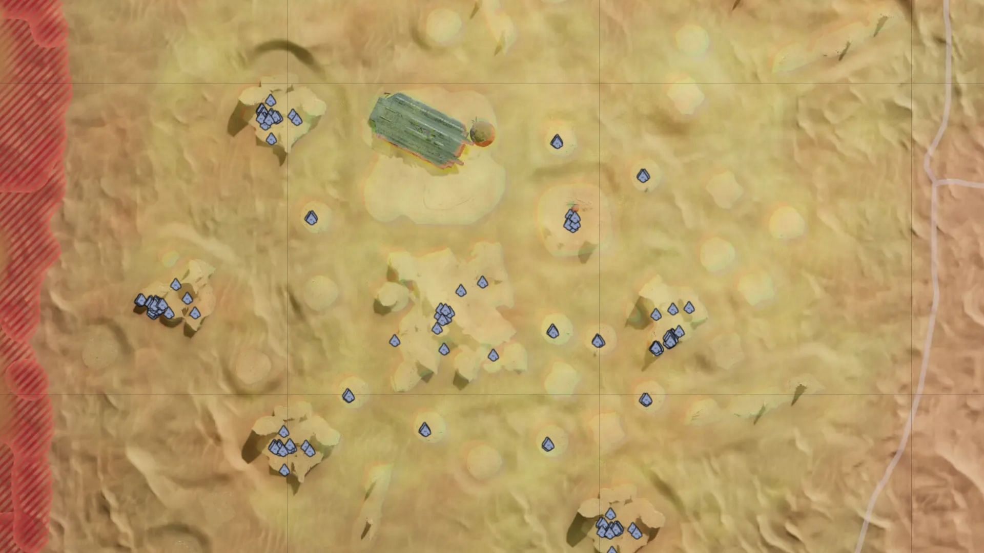 Jasmium Crystal locations courtesy of DuneAwakening.th.gl's interactive map (Image via Funcom)